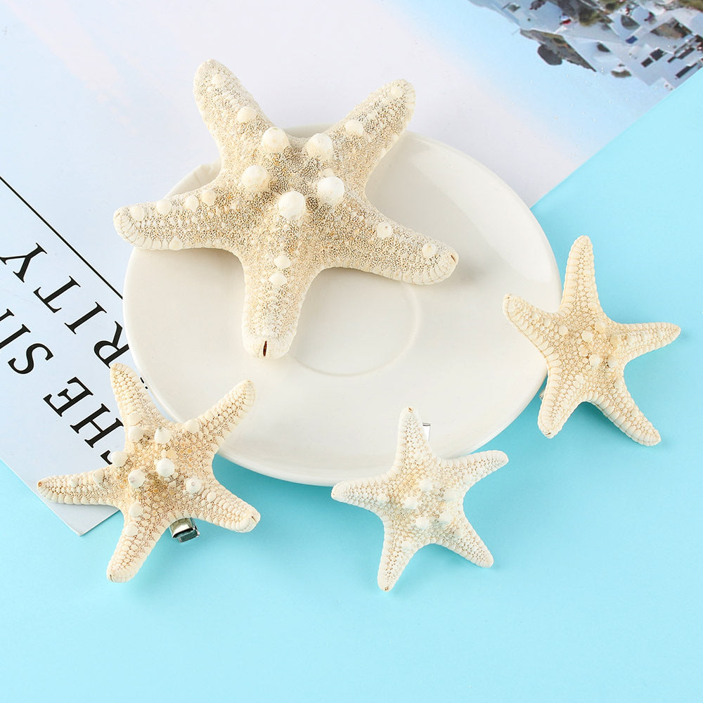 Headdress Fashion Hair Accessories Starfish Hairpin Duckbill Clip